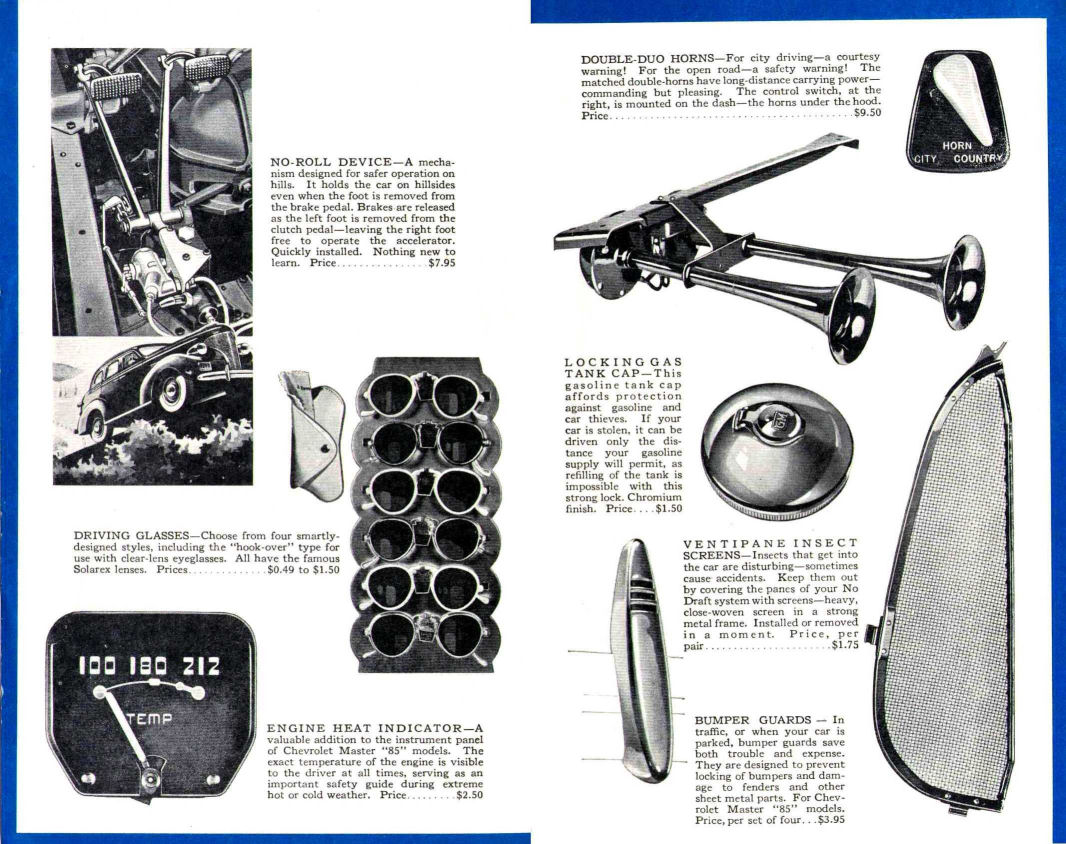 1939 Chevrolet Accessories Booklet Page 24
